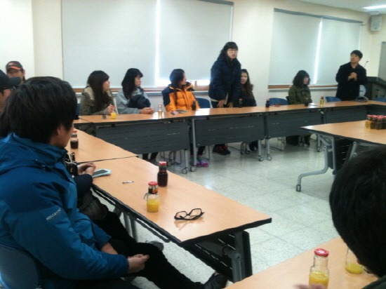 2012.12.8 공무원합격생과의 멘토링 및 간담회